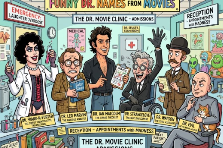 Funny Dr Names from Movies