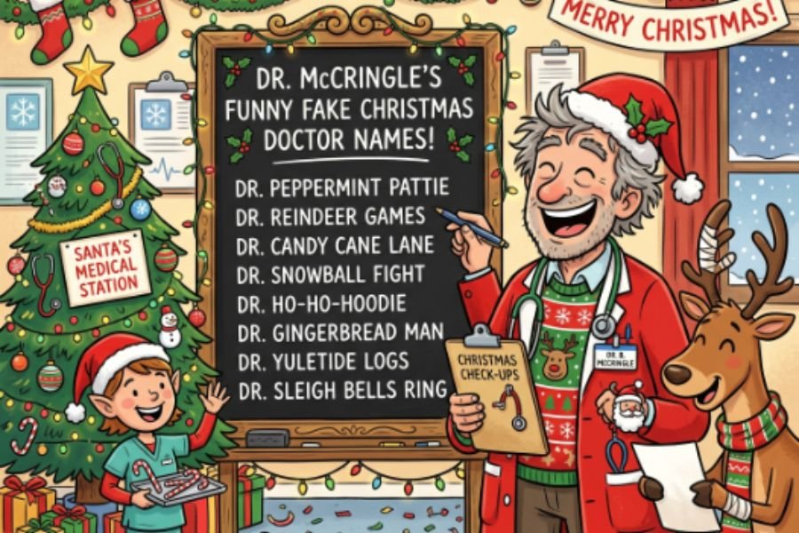 Funny Fake Dr Names Christmas