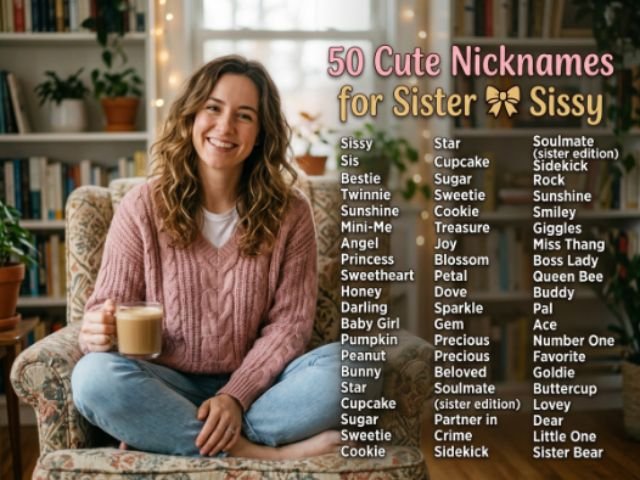 50 Cute Nicknames for Sister Sissy