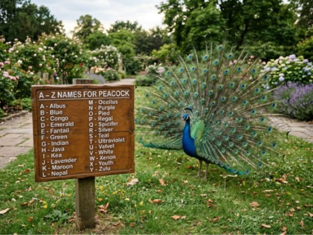 A – Z Names for Peacock
