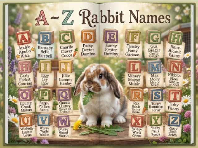 A – Z Rabbit Names
