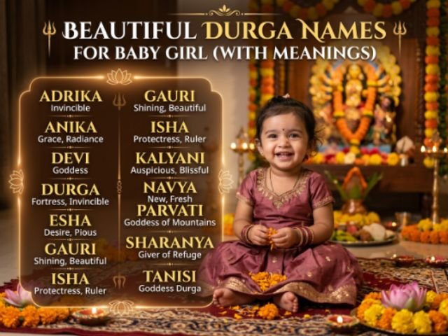 Beautiful Durga Names for Baby Girl (With Meanings)