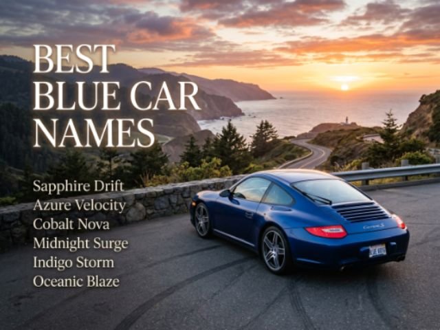 Best Blue Car Names