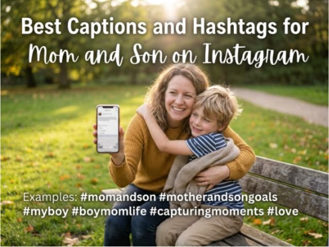Best Captions and Hashtags for Mom and Son on Instagram