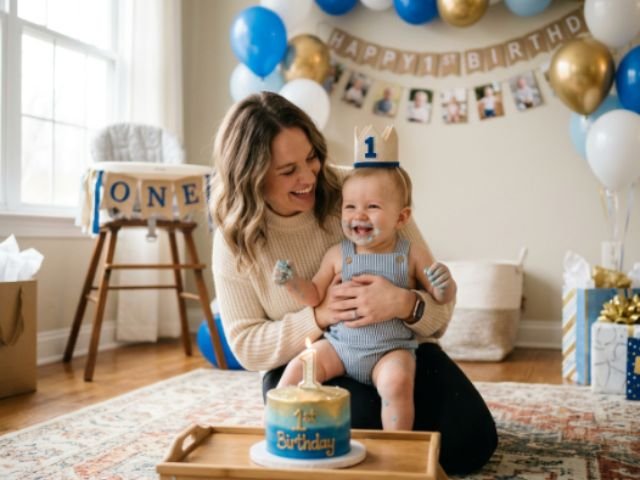 First Birthday Wishes for Baby Boy from Mother (1)