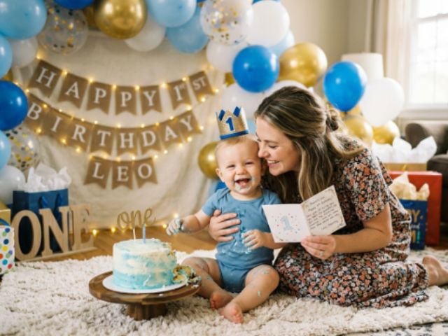 First Birthday Wishes for Baby Boy from Mother