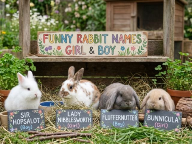 Funny Rabbit Names Girl & Boy