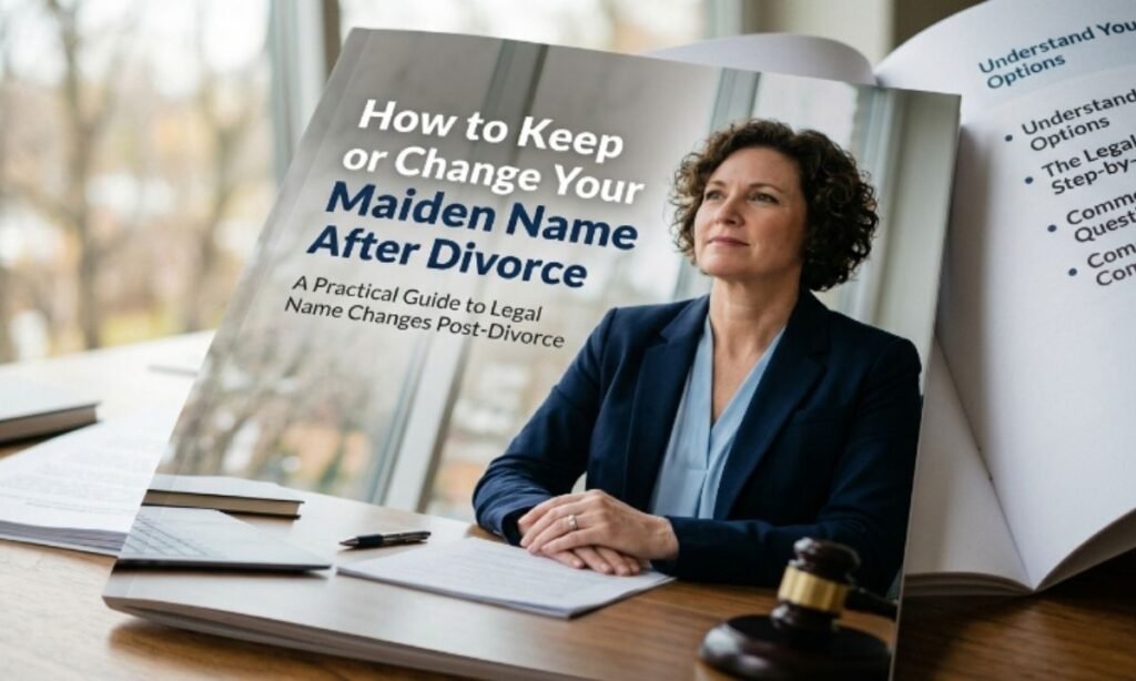 How to Keep or Change Your Maiden Name After Divorce