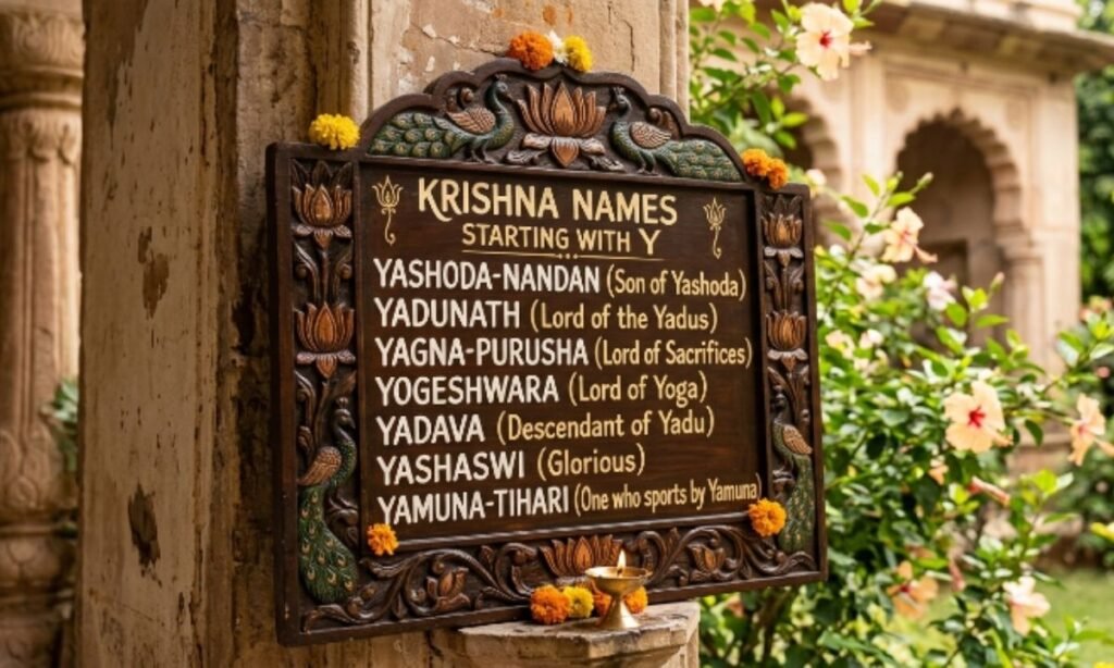 Krishna Names Starting with Y