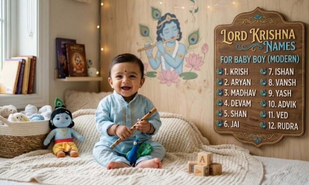Lord Krishna Names for Baby Boy (Modern)