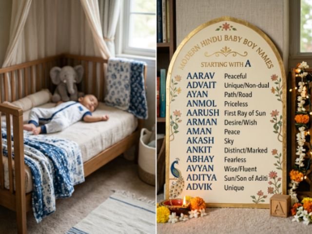 Modern Hindu Baby Boy Names Starting with A