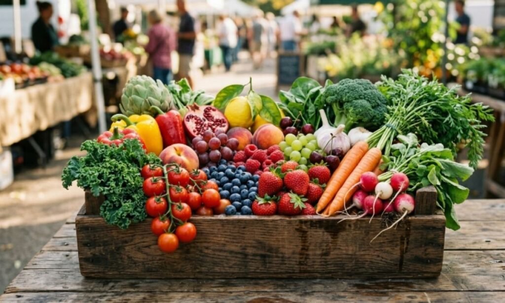 N for Fruit or Vegetable