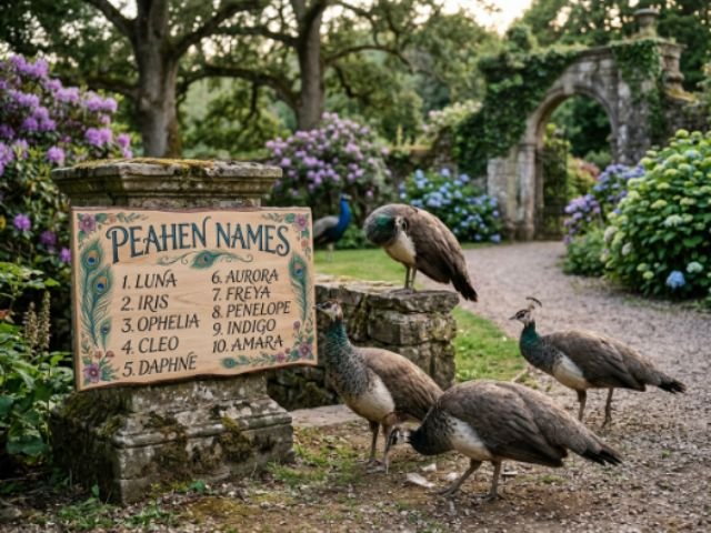 Peacock Names Female