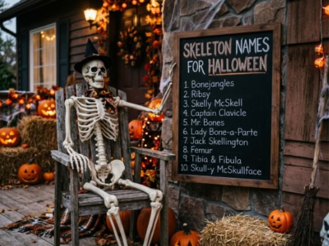 Skeleton Names for Halloween