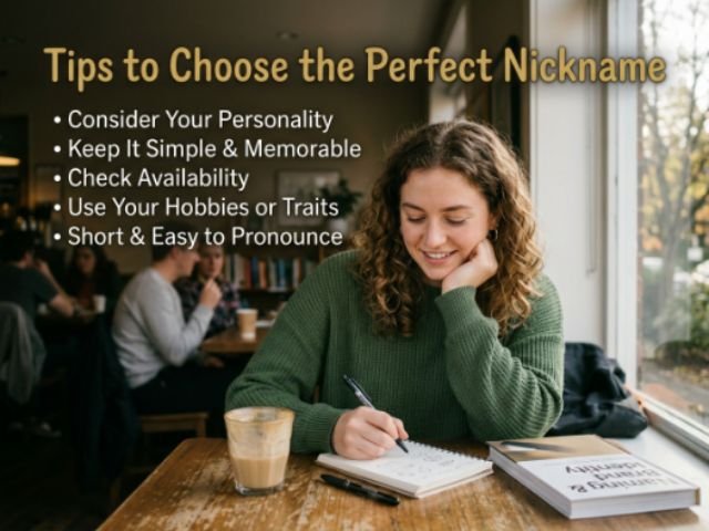 Tips to Choose the Perfect Nickname