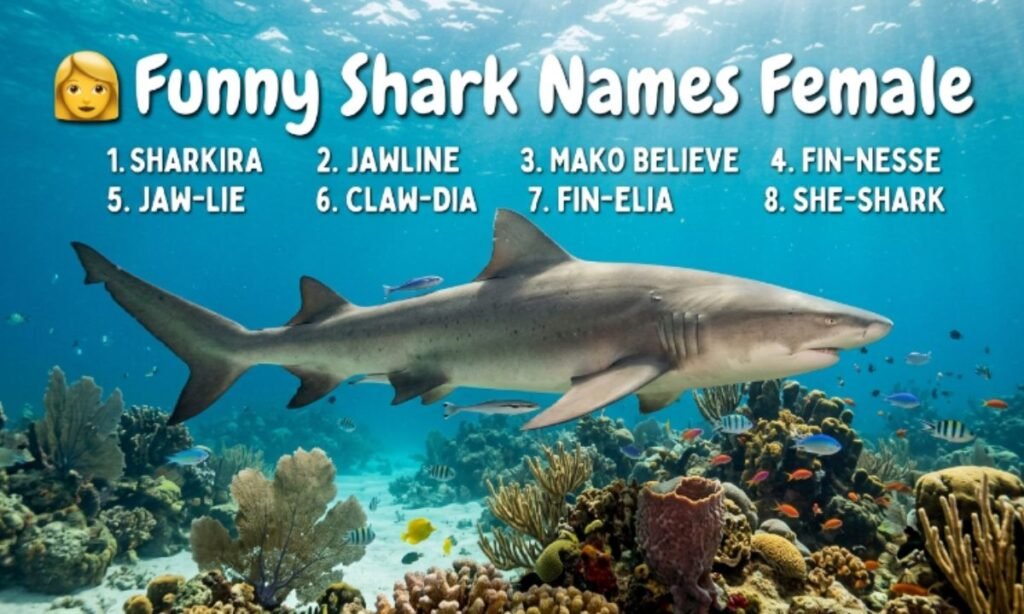 👩 Funny Shark Names Female