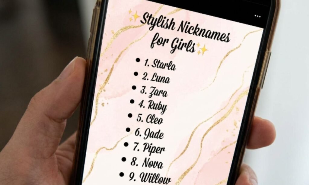 Stylish Nicknames for Girls