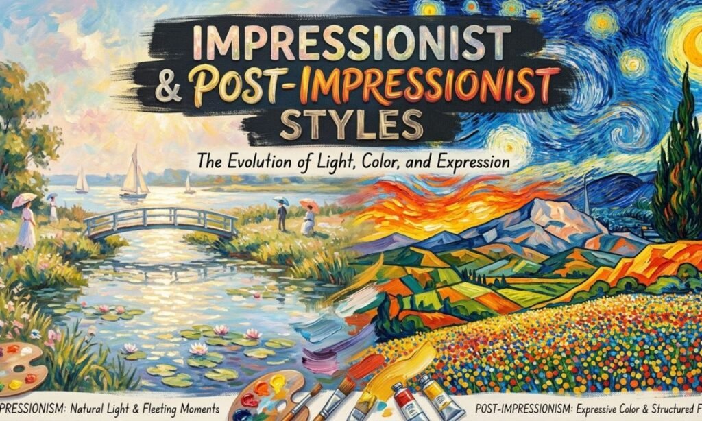 3. Impressionist and Post-Impressionist Styles
