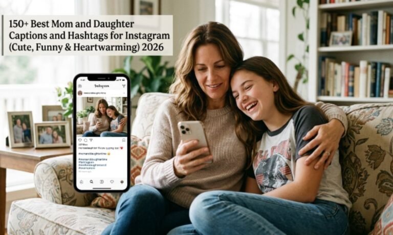 _150+ Best Mom and Daughter Captions and Hashtags for Instagram (Cute, Funny & Heartwarming) 2026