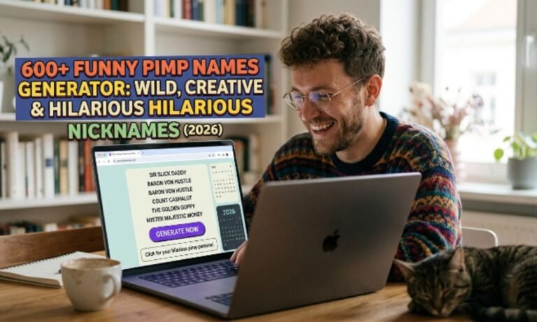 600+ Funny Pimp Names Generator: Wild, Creative & Hilarious Nicknames (2026)