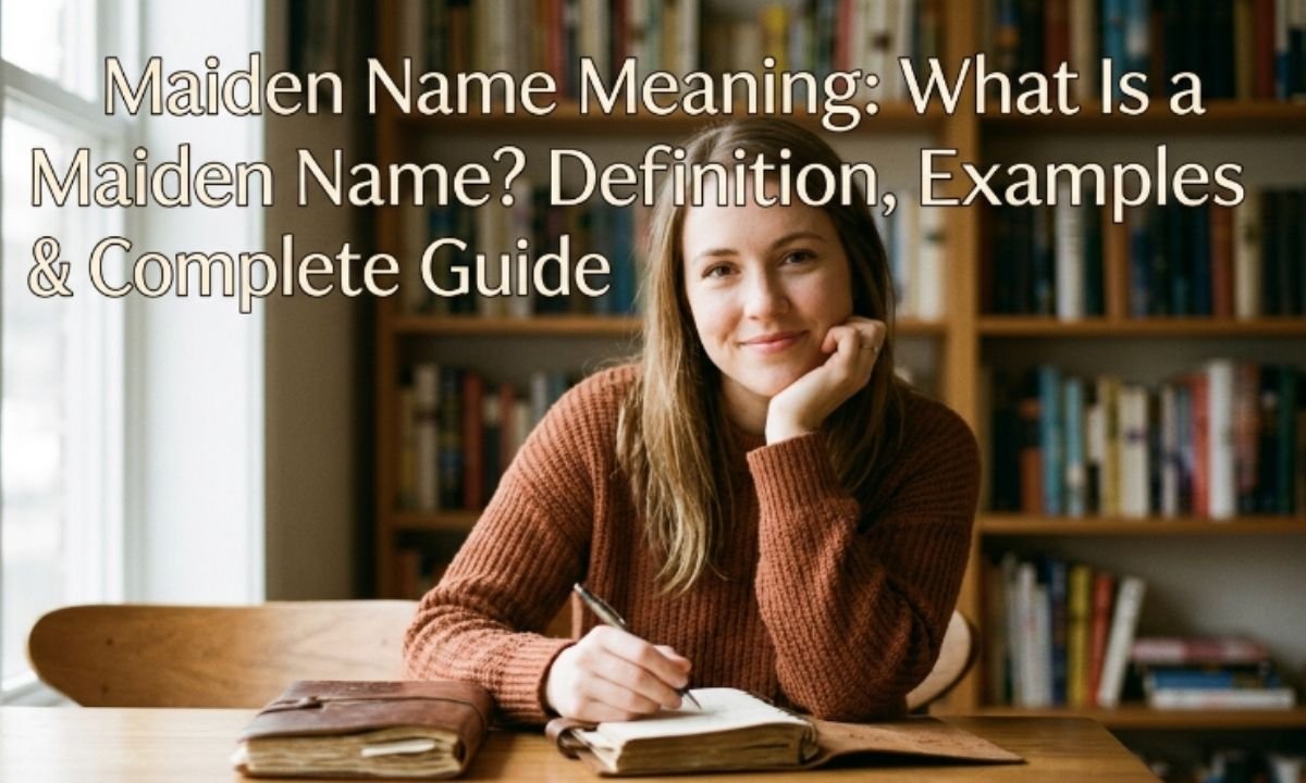 Maiden Name Meaning: What Is a Maiden Name? Definition, Examples & Complete Guide