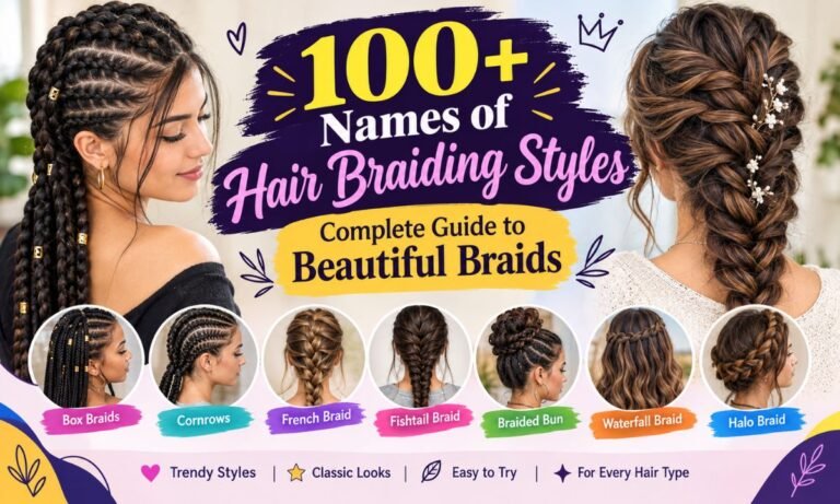 100+ Names of Hair Braiding Styles: Complete Guide to Beautiful Braids