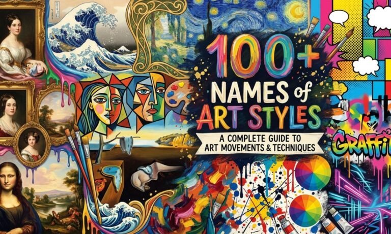 100+ Names of Art Styles: A Complete Guide to Art Movements and Techniques